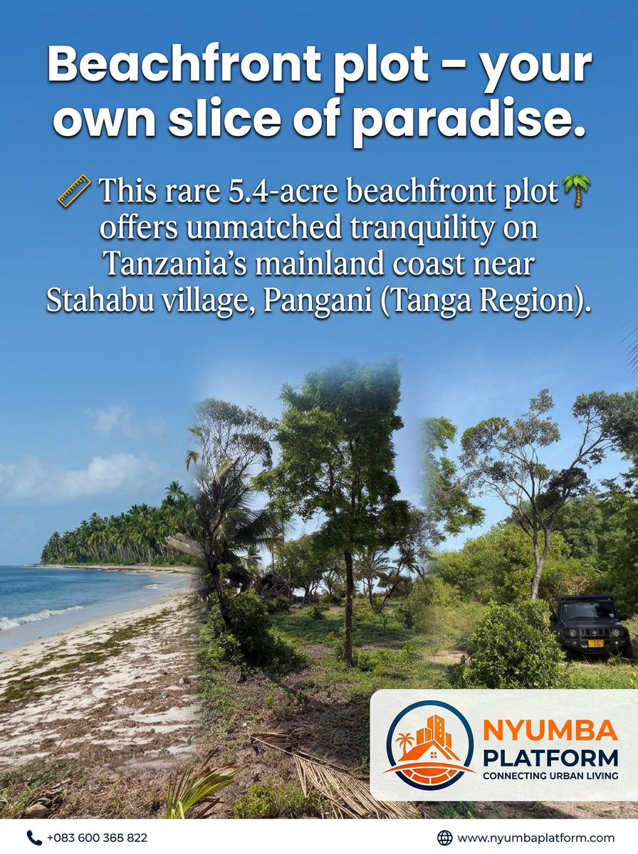 Beachfront plot – your own slice of paradise